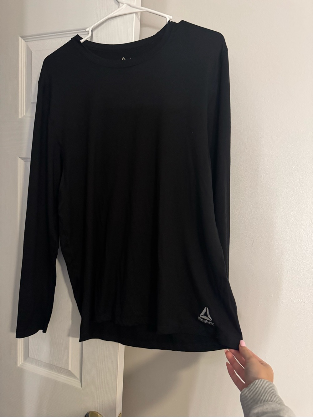 Reebok Black Long Sleeve Men's Tee